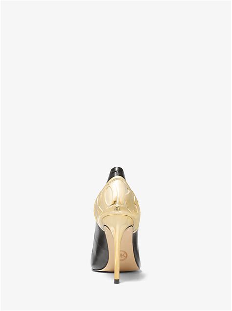 khloe leather pump michael kors|michael kors high heels.